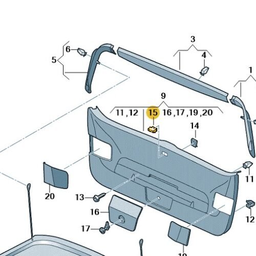 Stop Buffer – 5G6 867 812 82V