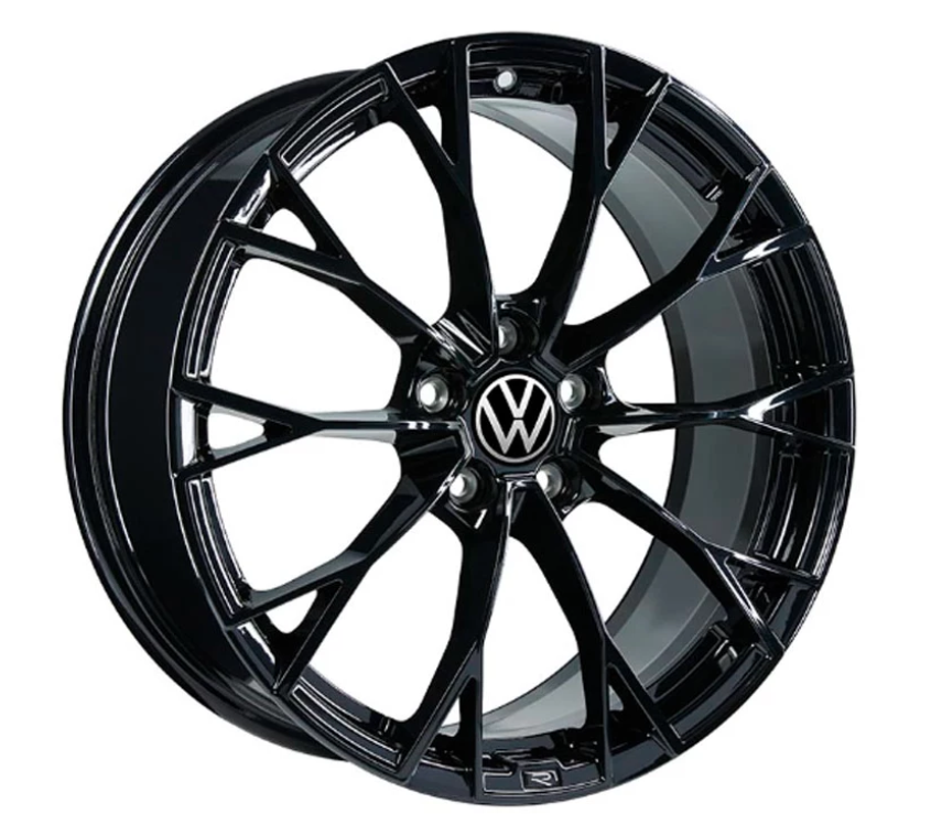 19″ “Warmenau” Alloy Wheel Set, High-Gloss Black – 5H0 071 499 A AX1