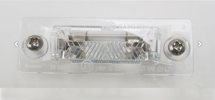Number Plate Light – 7LA 943 021